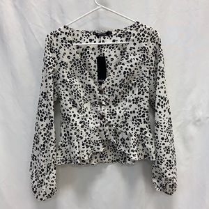 leopard Nasty Gal top